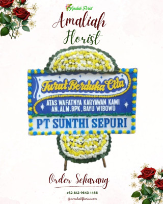 Papan Bunga Duka di Lubuk Kupang